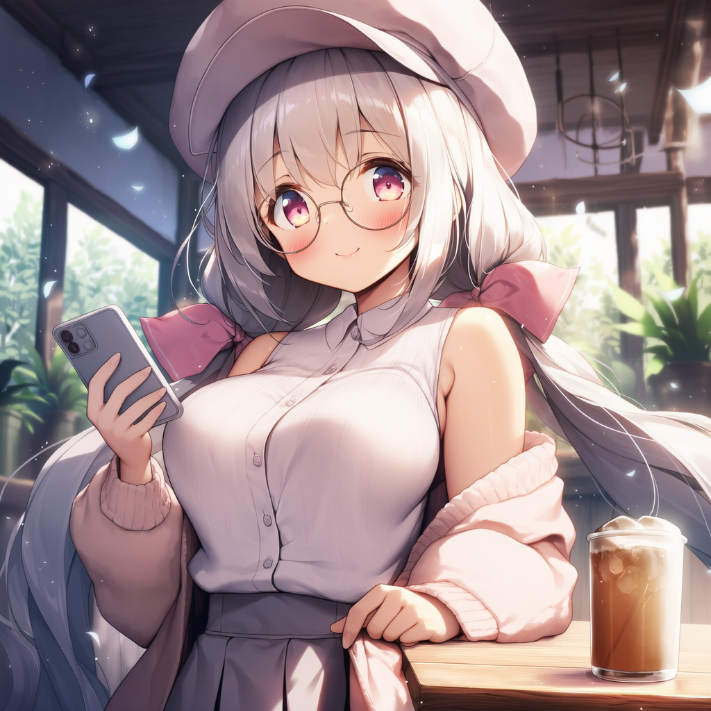 夏のカフェ