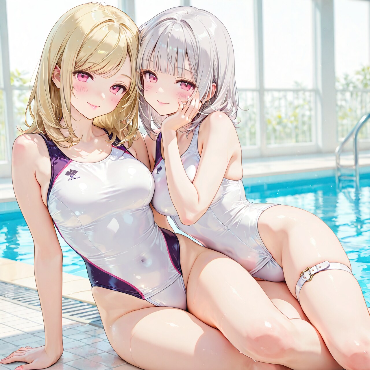 眩しい水泳の授業二日目