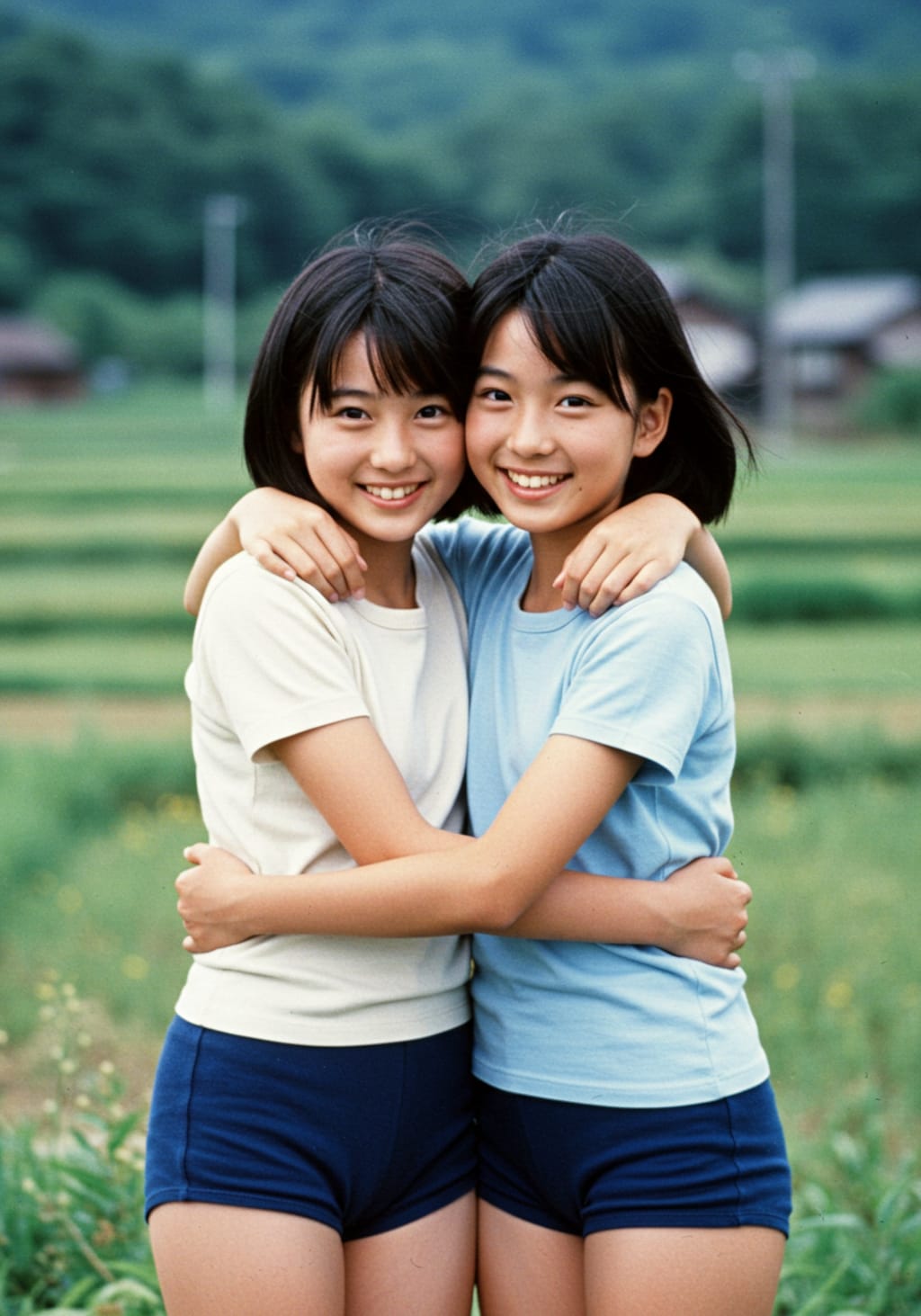 昭和時代の田舎の女子21