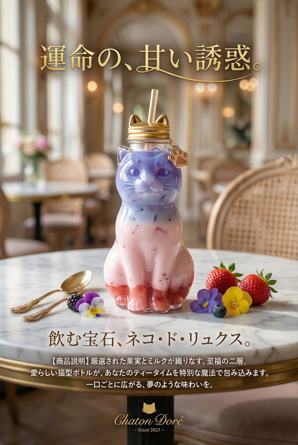 猫ドリンク　偽広告