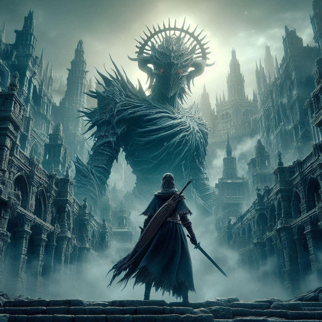 死にゲーで初見ボスに挑む！・・数十秒後にはズタボロのボロ雑巾にされる💦（死にゲーの定番ｗ）