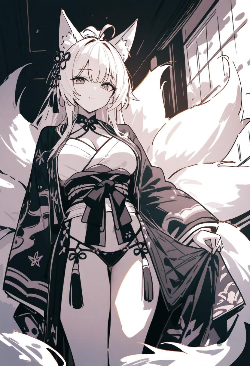 お狐様 | の人気AIイラスト・グラビア