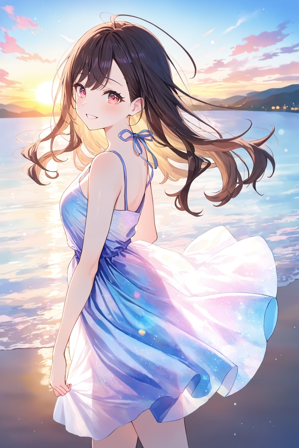 朝と君。