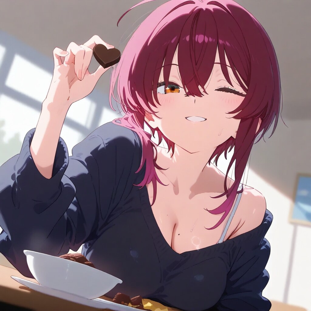 手作りチョコを召し上がれ