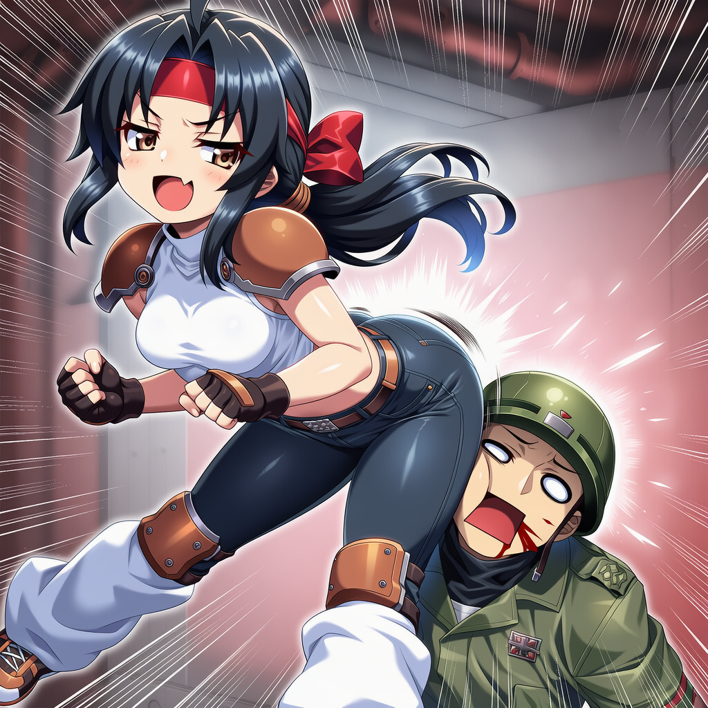 お尻を焼かれる彦山ましら
