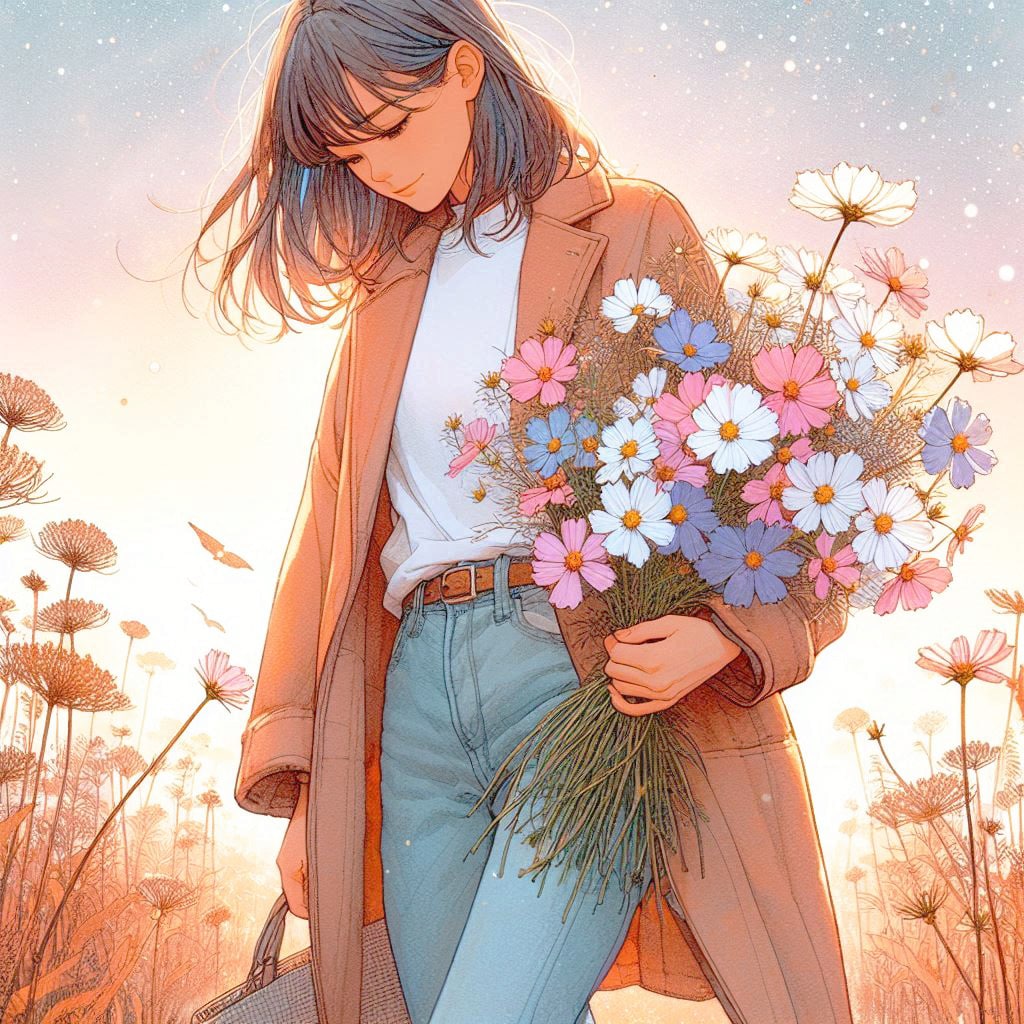 少女/秋桜