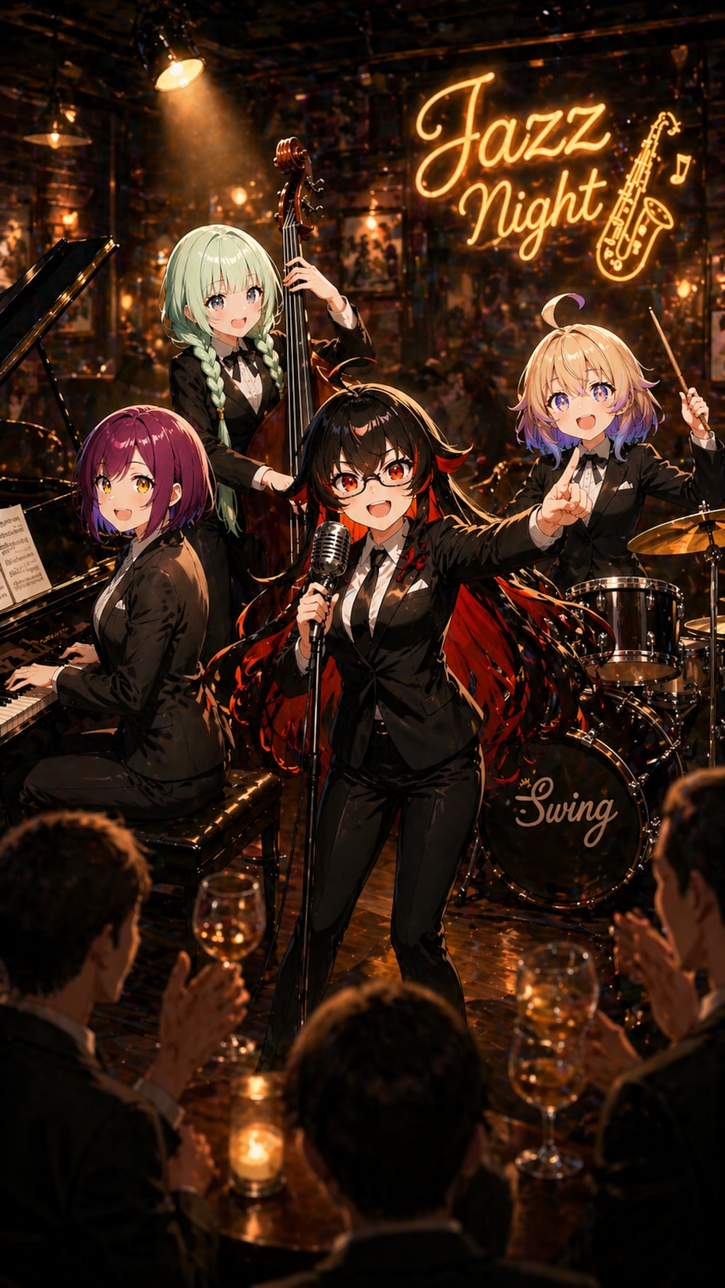 国際ジャズデー（ウチの子４人組）