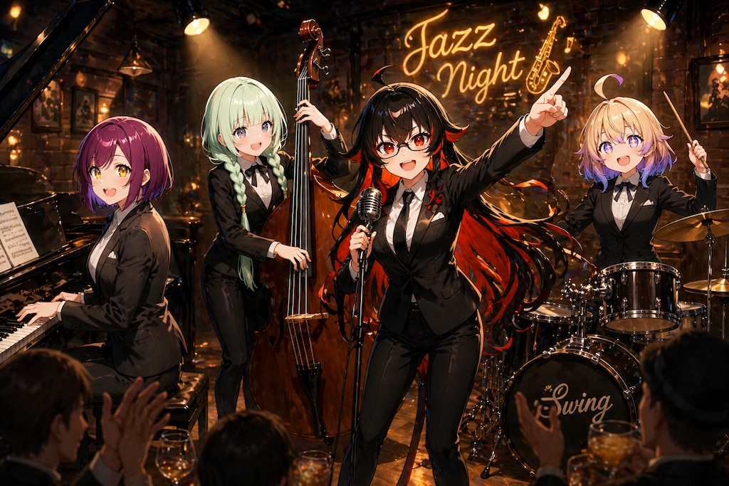 国際ジャズデー（ウチの子４人組）