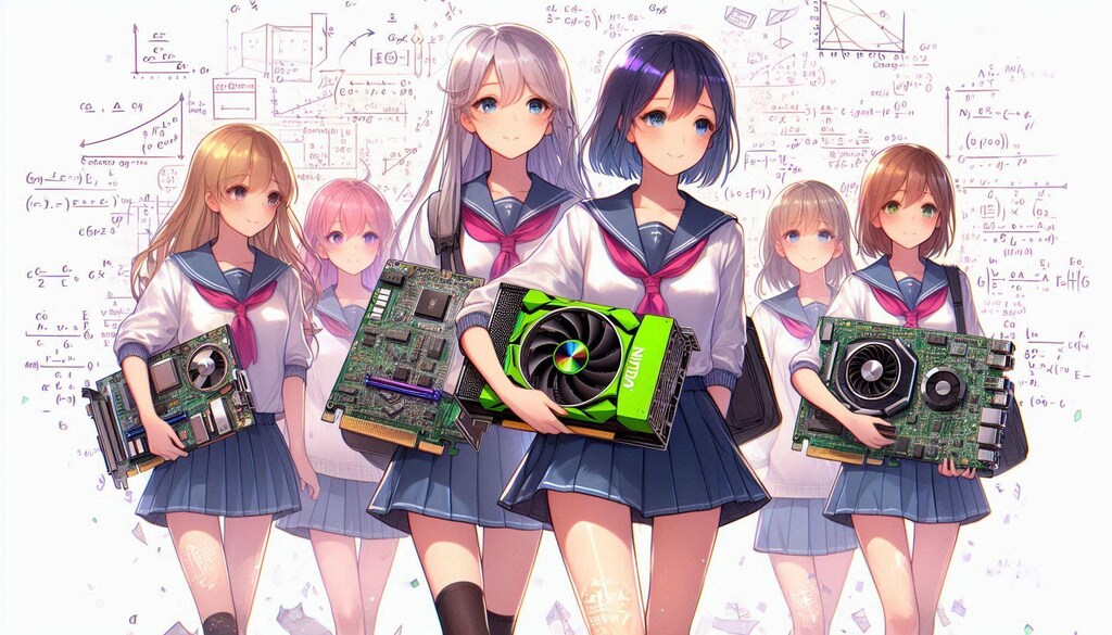 転校生ちちぷいちゃん軍団！一斉登校♪・・（GWをきっかけに、AIイラストに興味ある新規ユーザが増えると良いですね😊）