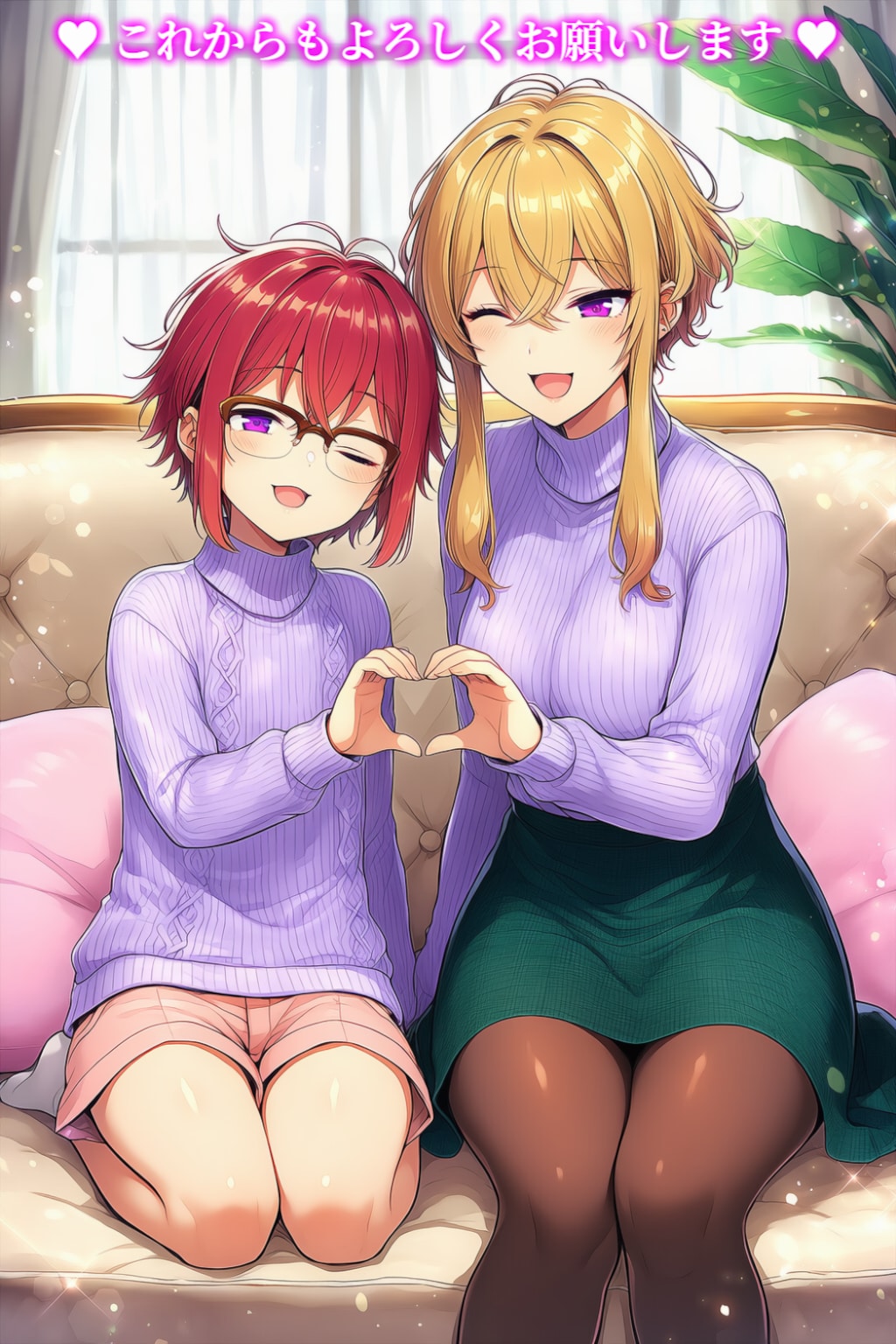 🏆総投稿数１００達成記念🏆【集まれ!!うちの子】✨おそろいコーデ de 仲良しうちの子４姉弟兄妹＆マーガレットちゃん✨