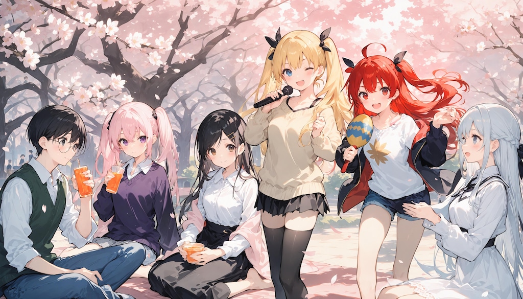 みんなでお花見🌸