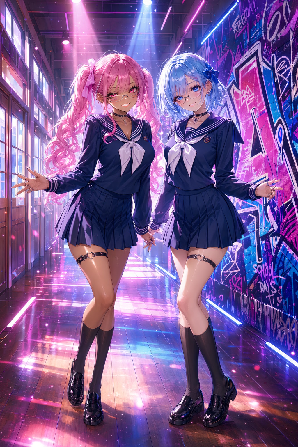 Neon School Duo