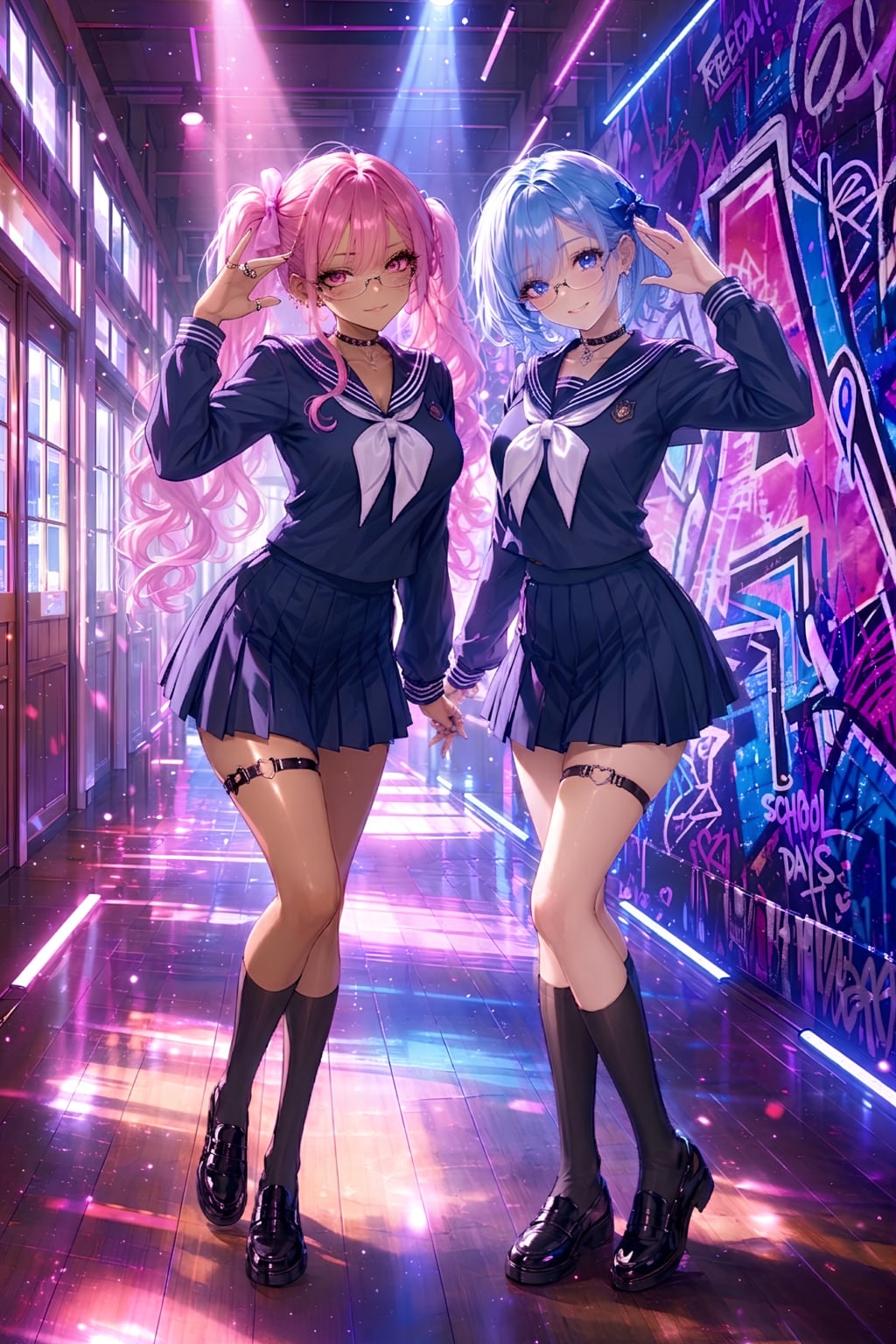 Neon School Duo