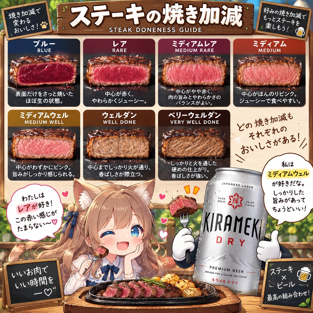 ステーキの焼き方コレクション