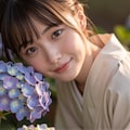 紫陽花のまなざし 3枚目