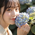 紫陽花のまなざし 4枚目