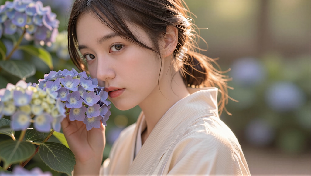 紫陽花のまなざし