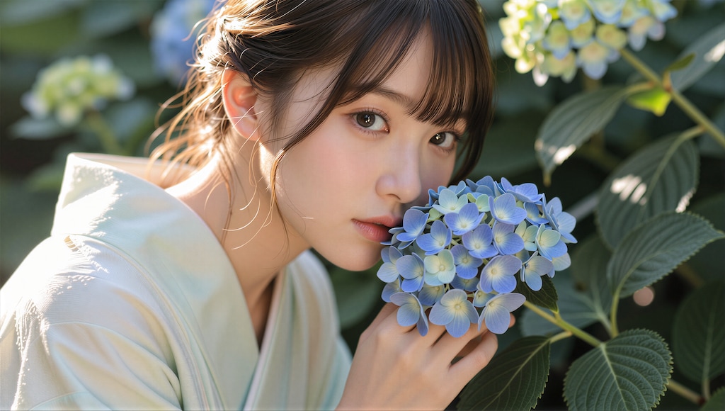 紫陽花のまなざし