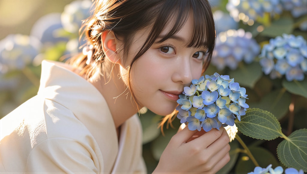 紫陽花のまなざし