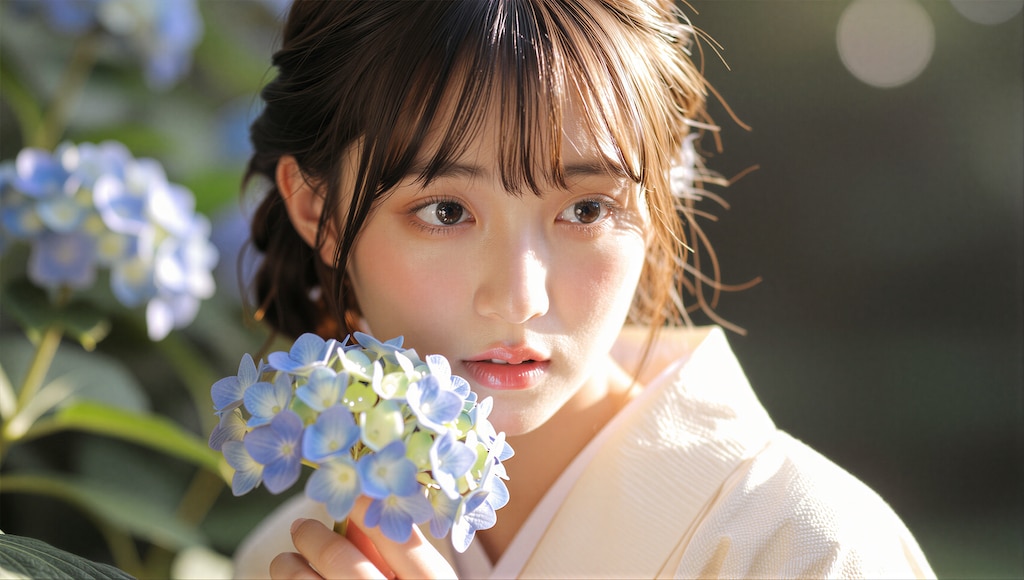 紫陽花のまなざし