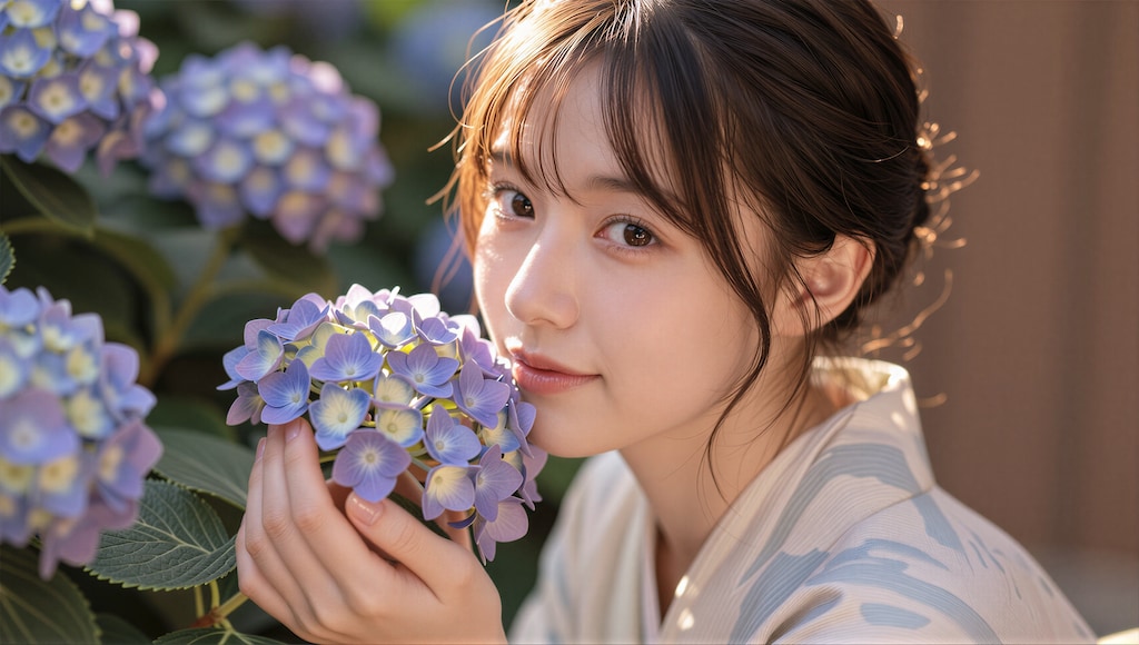 紫陽花のまなざし