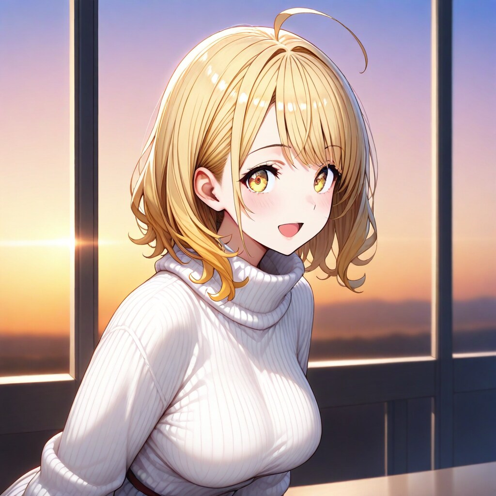 ニット着てみた
