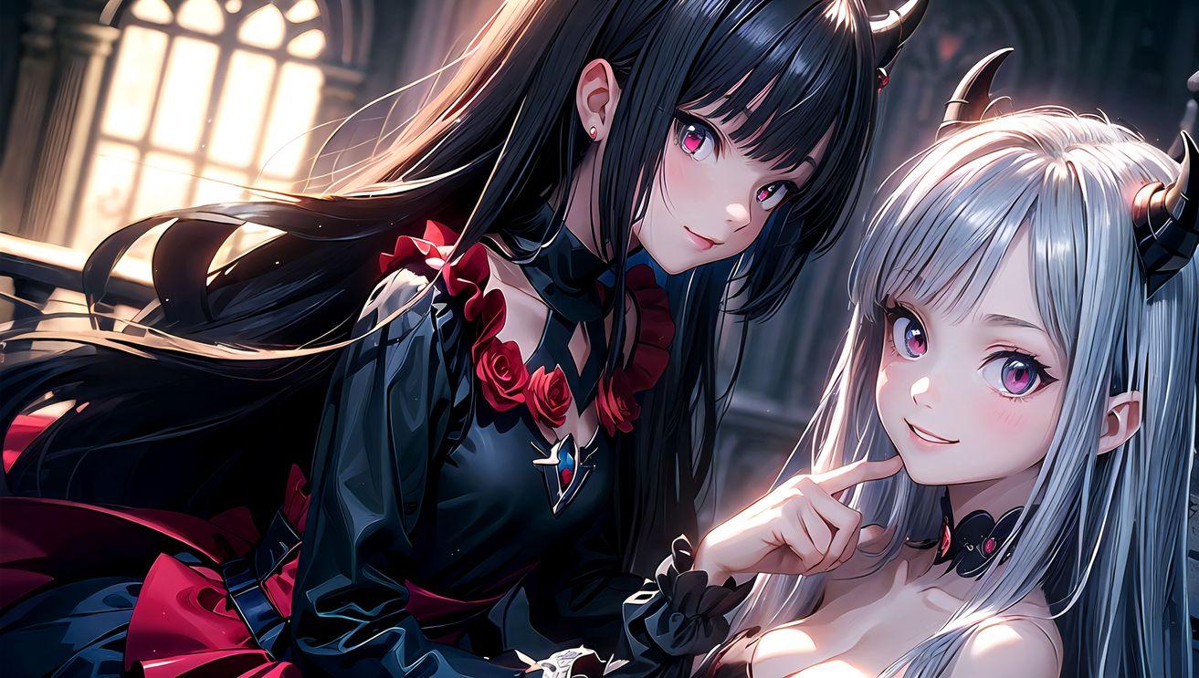 Devil ＆ vampire | の人気AIイラスト・グラビア