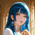 たい焼きを持つ姫様 5枚目