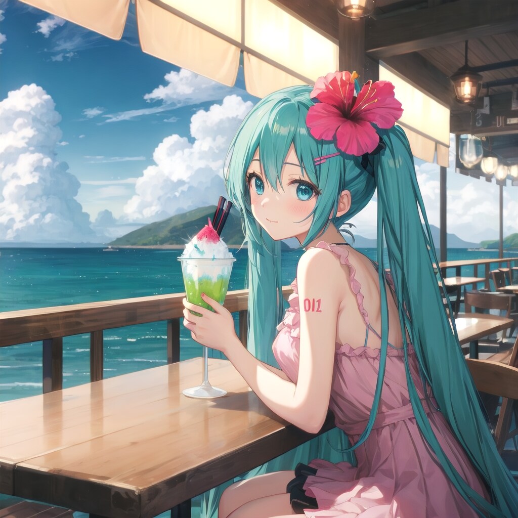 海の見えるレストラン | の人気AIイラスト・グラビア