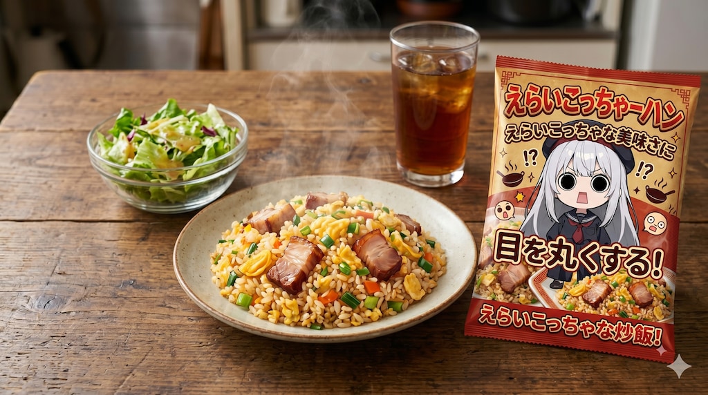 摩訶不思議食堂のえらいこっちゃーハンセット
