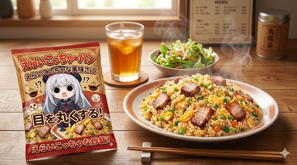 摩訶不思議食堂のえらいこっちゃーハンセット