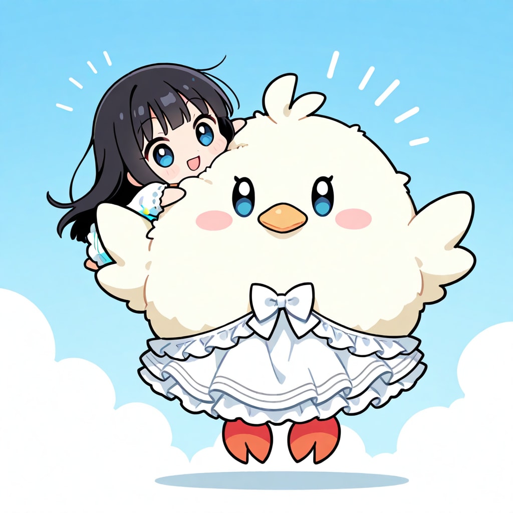 ふわふわのくも