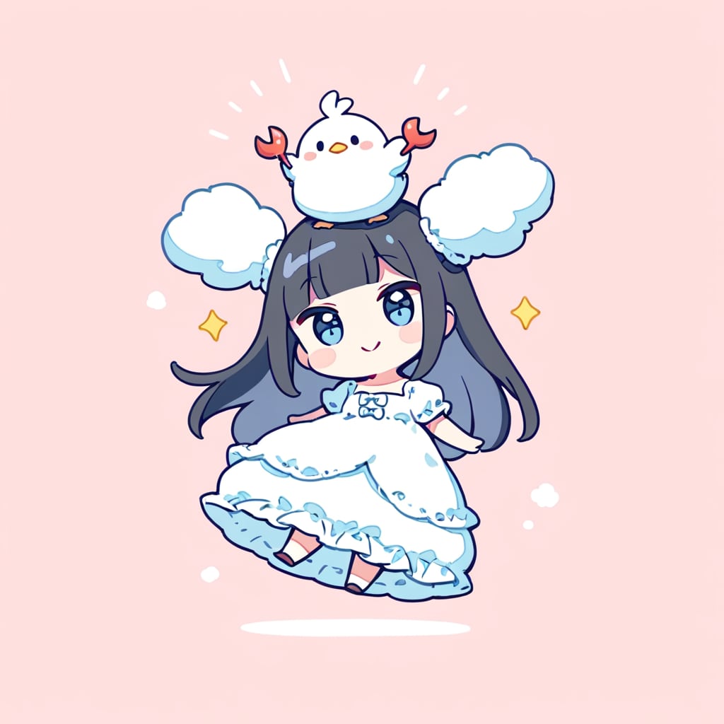 ふわふわのくも