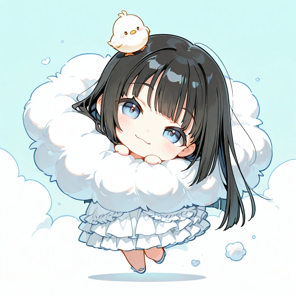 ふわふわのくも