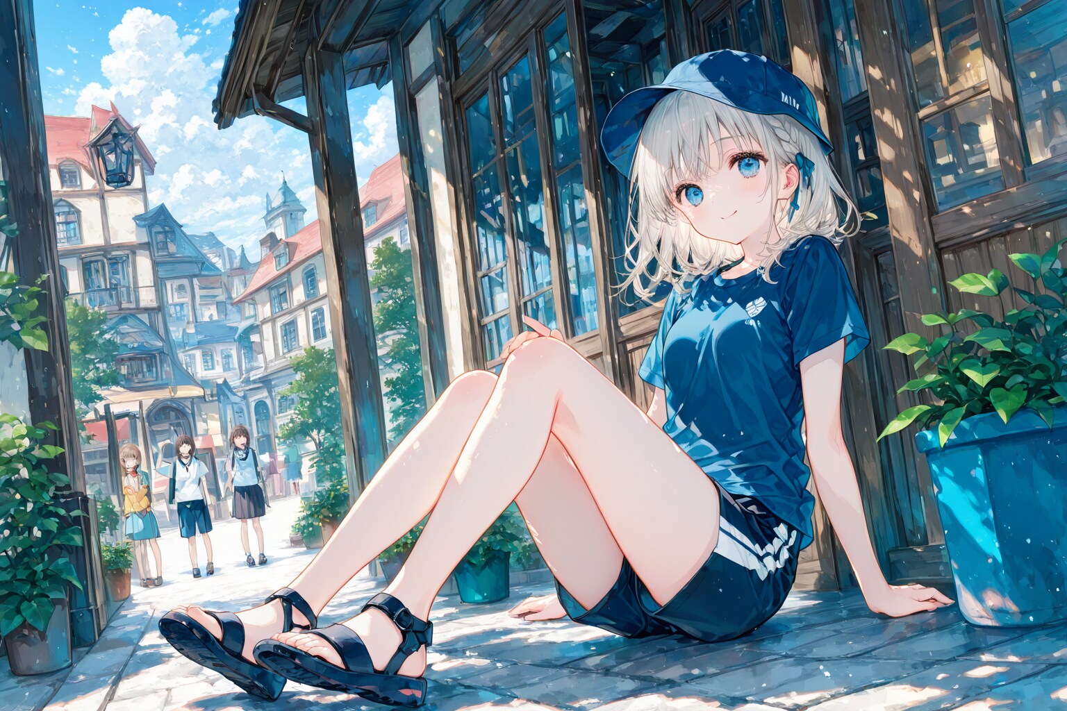 梅雨の晴れ間に | の人気AIイラスト・グラビア