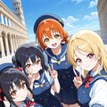 ラブライブキャラと海外旅行 4枚目