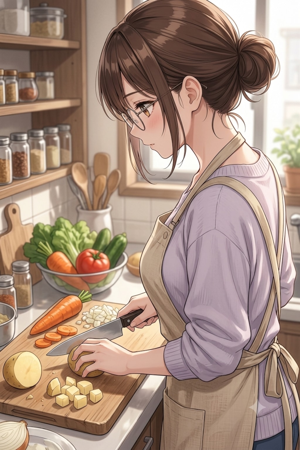 【カスミ】今日はカレー
