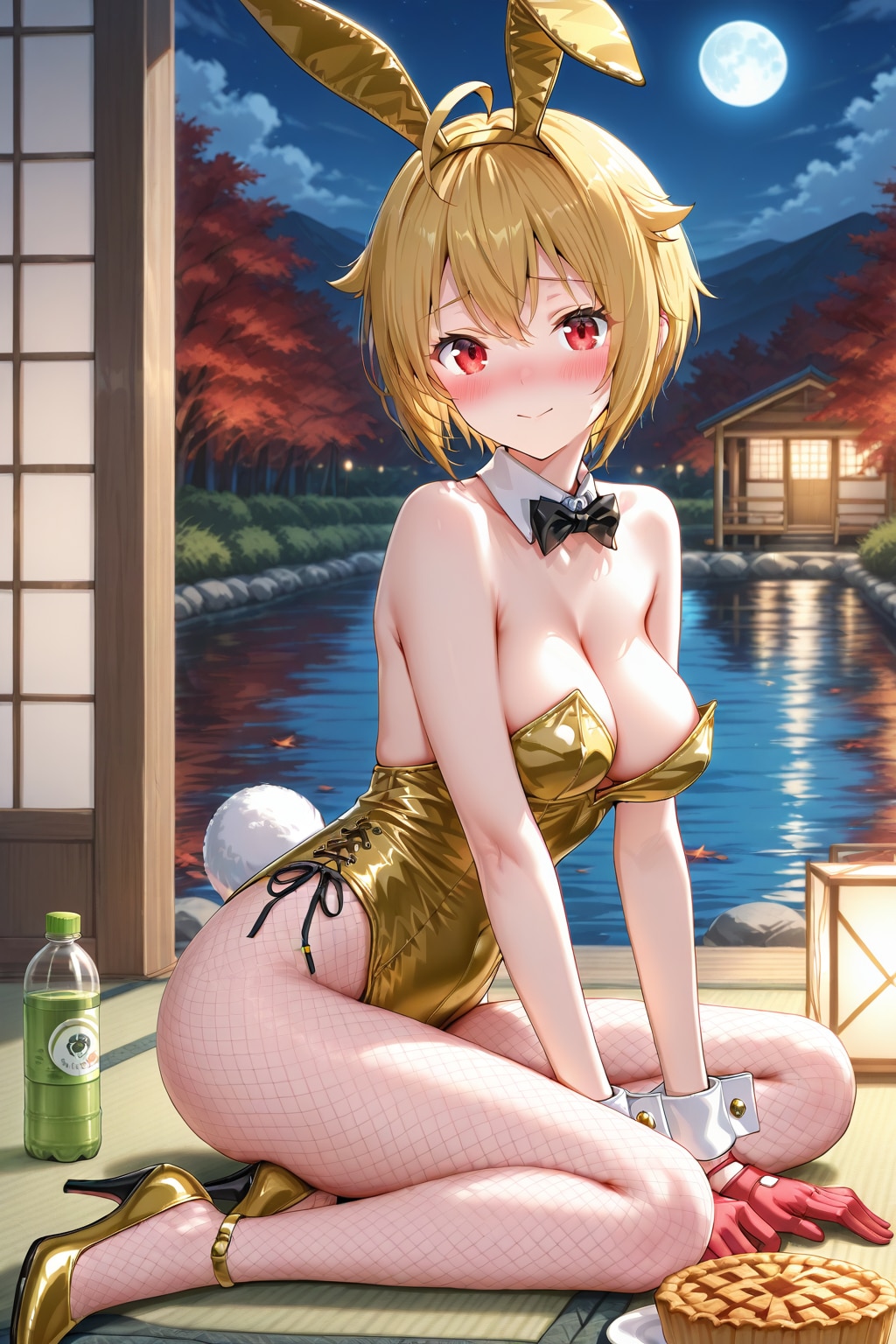 バニーガール衣装のツバッティ