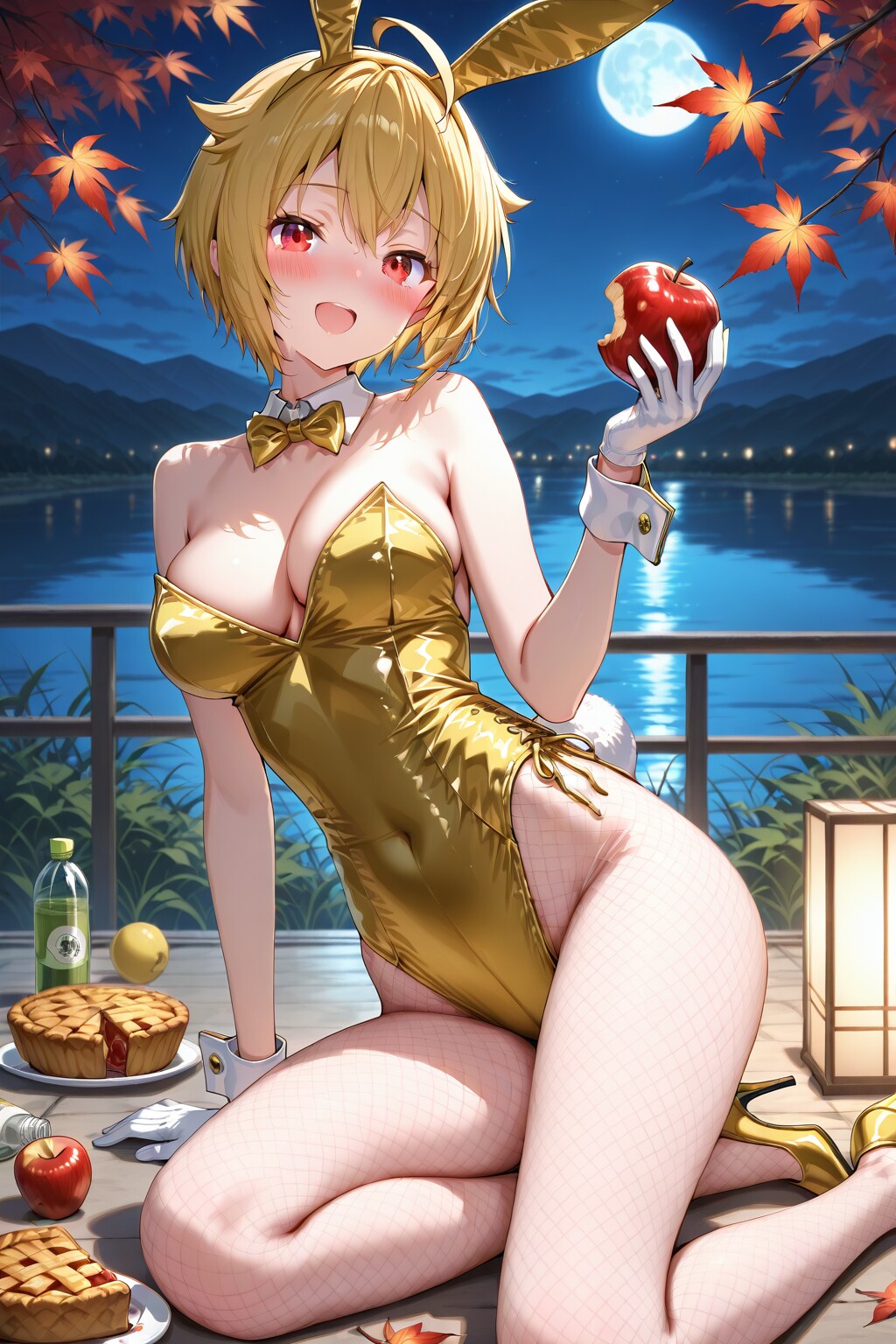 バニーガール衣装のツバッティ