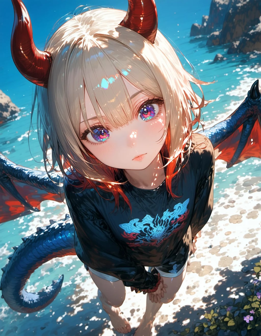Dragon's Seaside Gaze