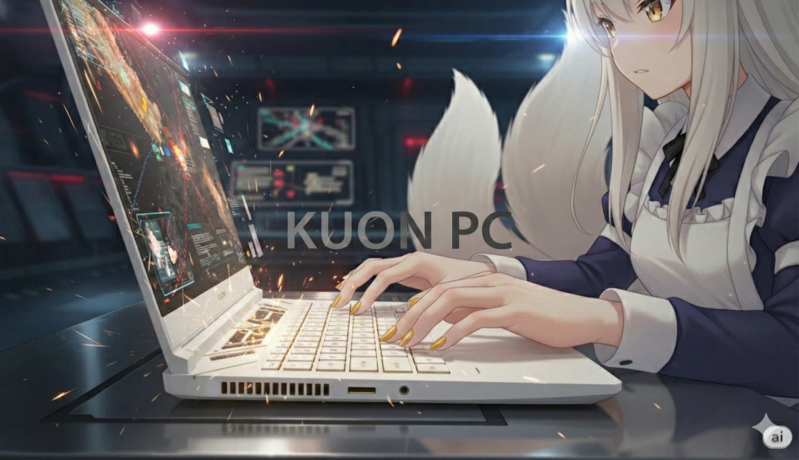 【KUON PC】久遠愛用ゲーミングノートPC | の人気AIイラスト・グラビア