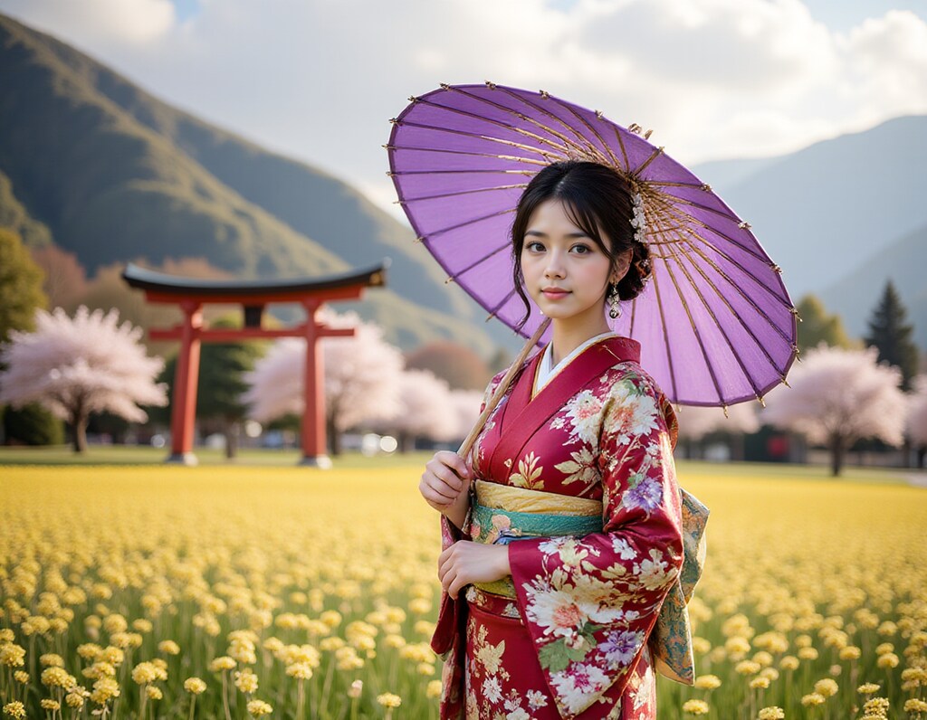 ”日本の絵ハガキ”風なスナップ