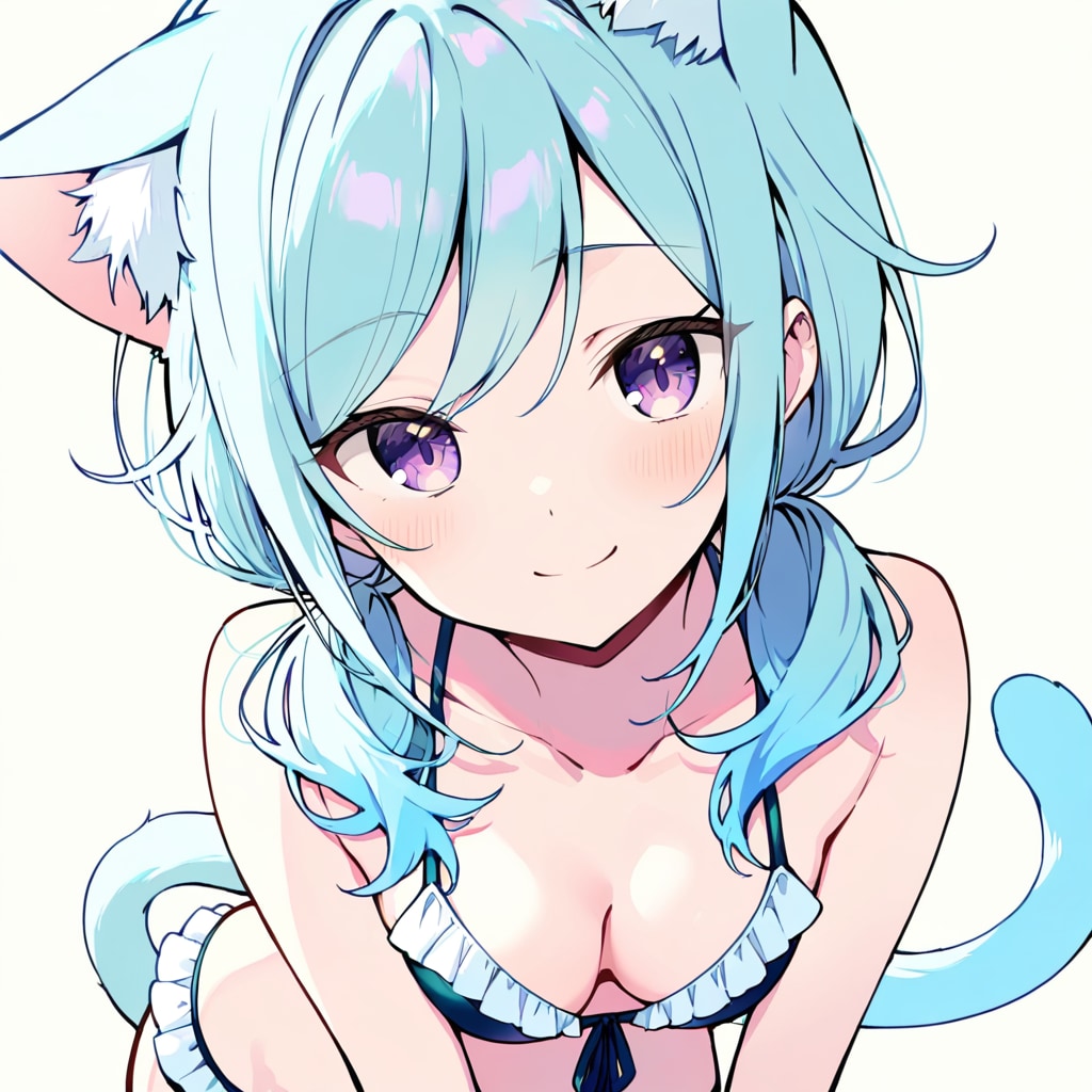 水着ねこ