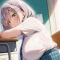 隣の席のあの子（白銀ノエル） 7枚目