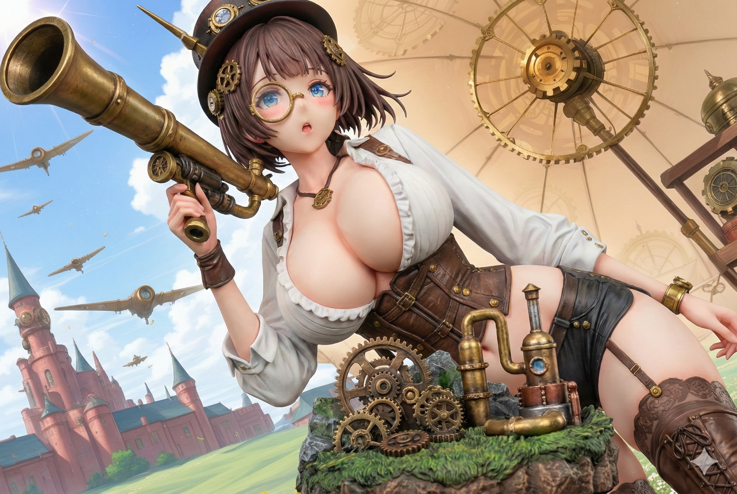 (複数モデル) 投稿作品のフィギュア化やってみた3 | の人気AIイラスト・グラビア