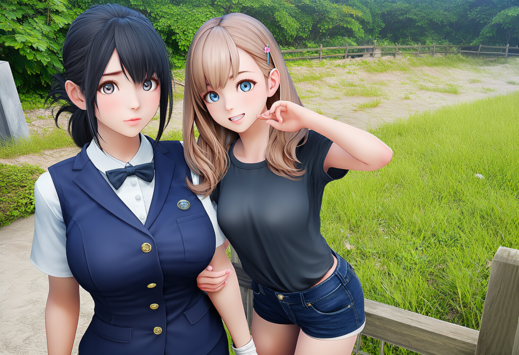 同族判定され、案内されるガイドさん。