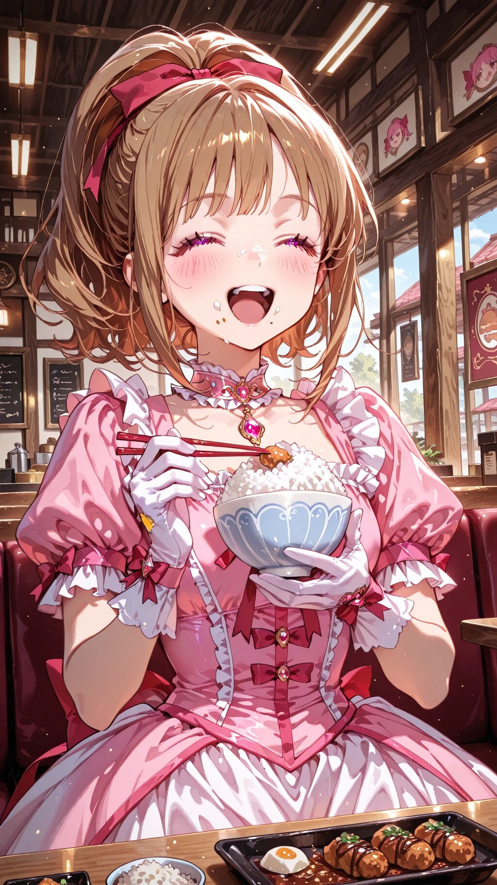 お食事中の魔法少女