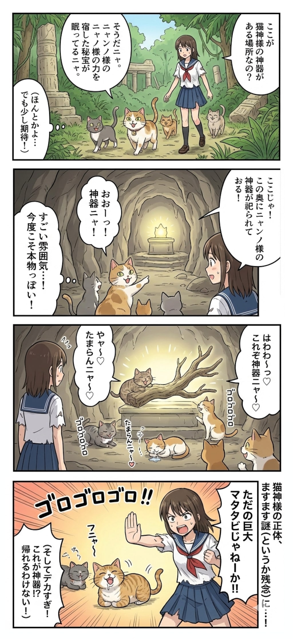 [5枚] サマツニャラコマツ島の猫神様（ケモ耳ラプソディ１１４）