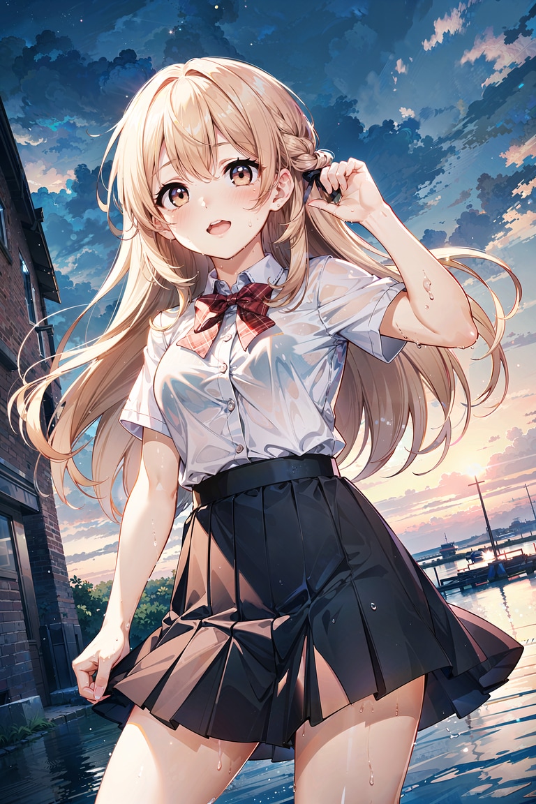 制服少女 63 | の人気AIイラスト・グラビア