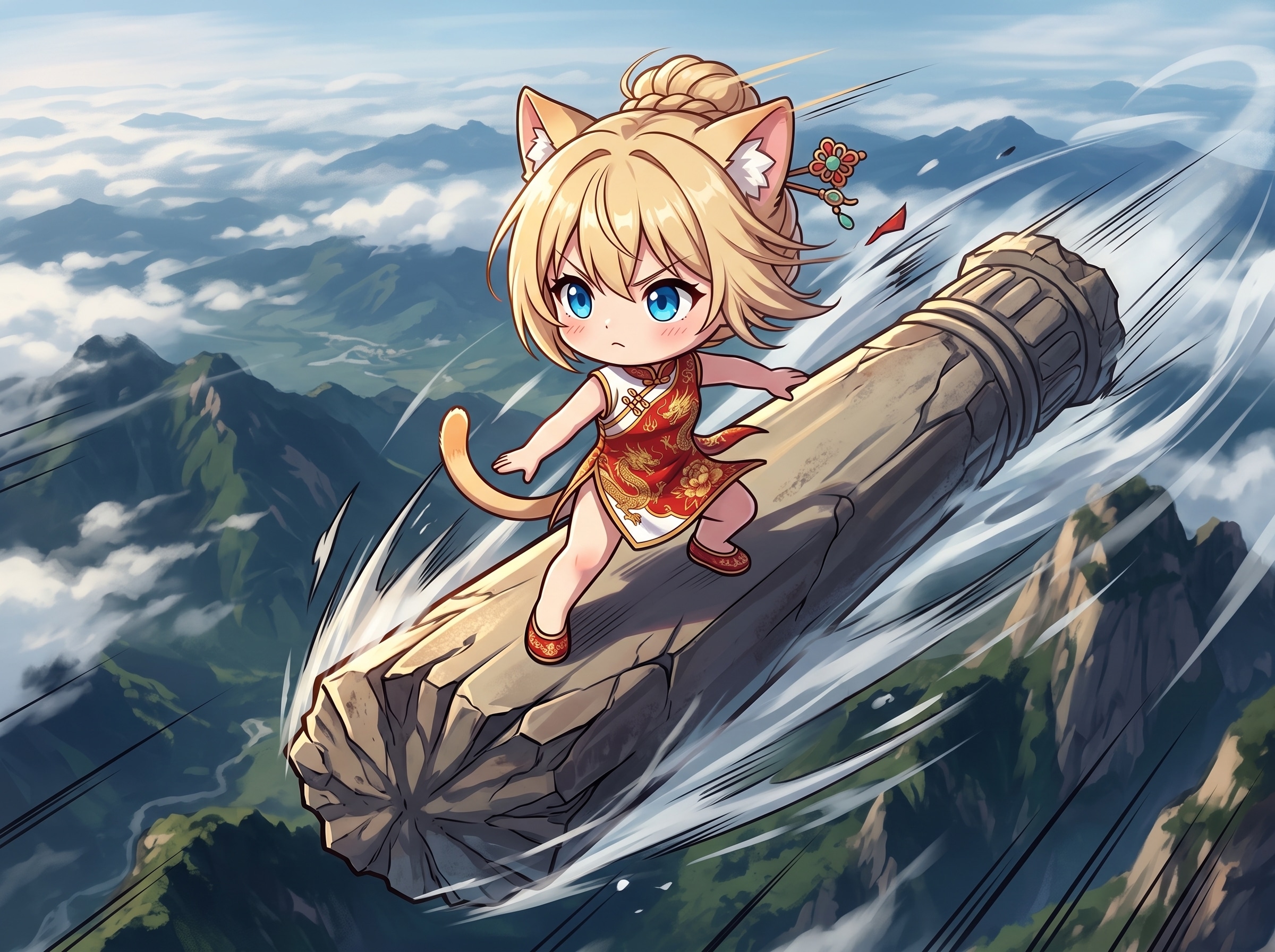 桃白白チャレンジ💨 | の人気AIイラスト・グラビア